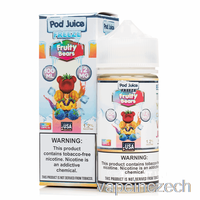 Mrazení Ovocní Medvídci - šťáva Z Lusku - 100ml 3mg Vape Bez Nikotinu